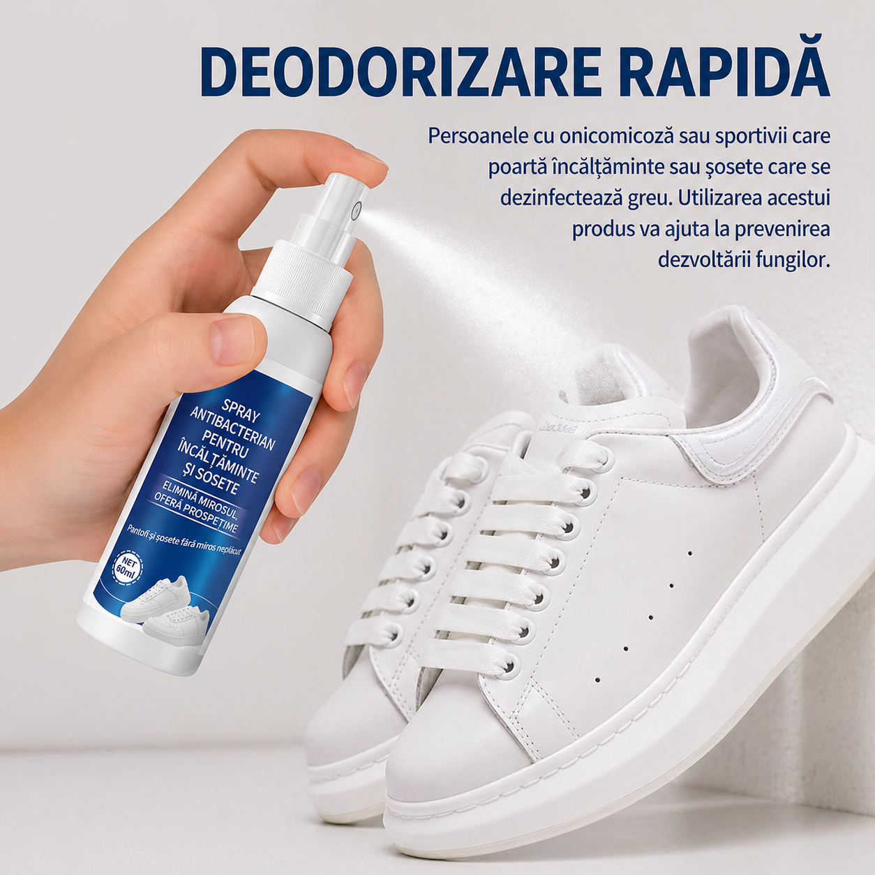 Spray Deodorant pentru Încălțăminte